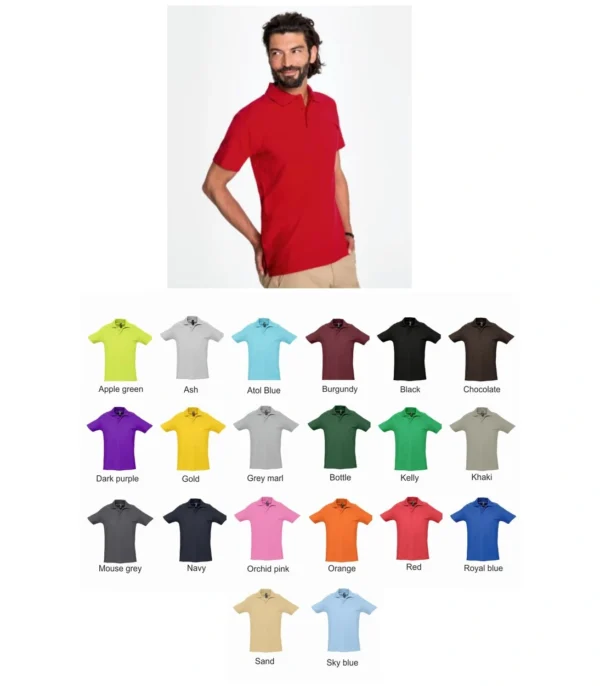 Sol's 11362 Spring II Heavy Cotton Polo